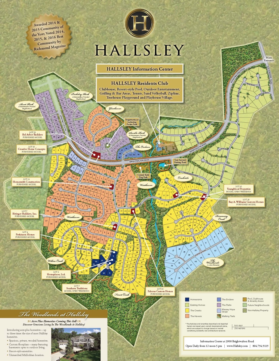 Community Tour Map Hallsley, Richmond Virginia