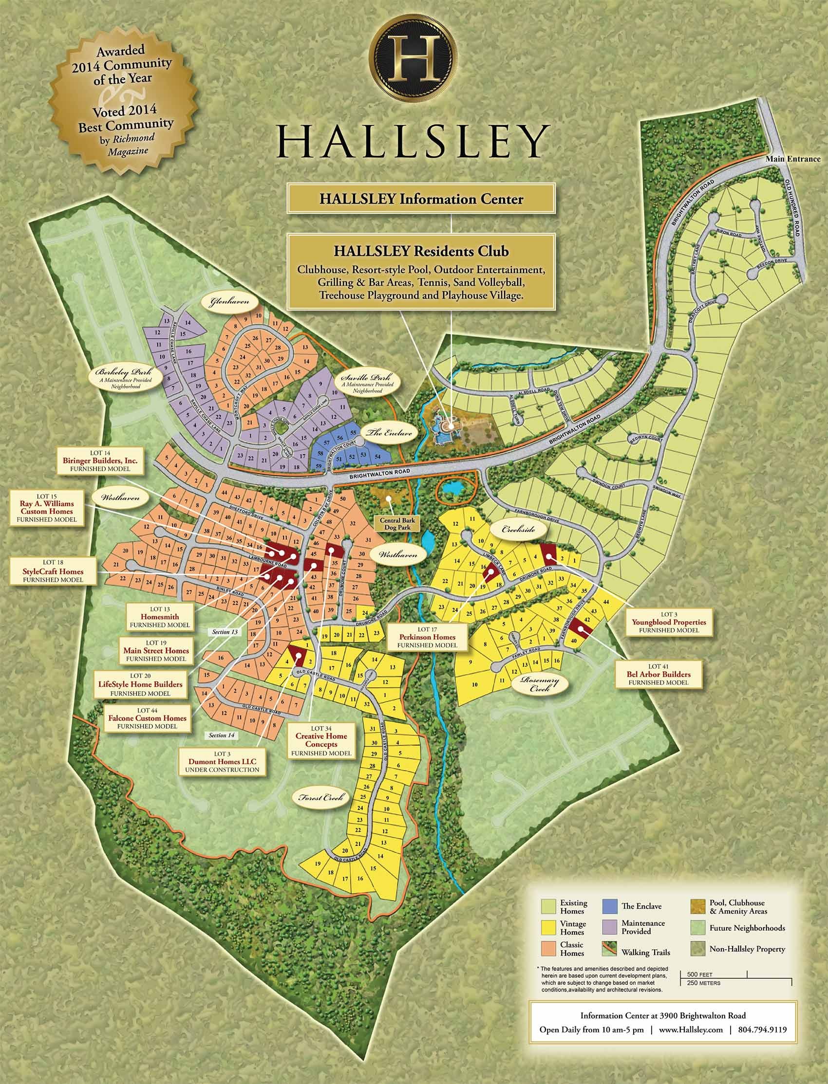 Community Tour Map Hallsley, Richmond Virginia