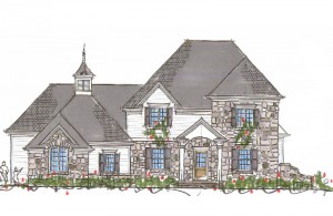 Homeplaces Grantham rendering