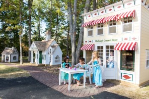 Playhouse tea party