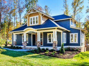 Creekside Blue & Gold Home gallery