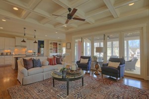 Coffered Ceiling Light Living Room