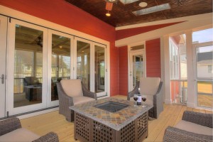 Spacious Screened In Porch with Nana Wall