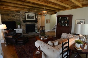 Biringer Rustic Living Room at Hallsley