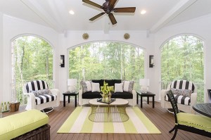 2014 RSOL Designer House Striped Screened Porch