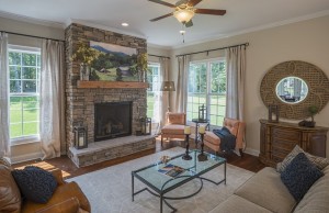 Main Street Homes Cozy Living Room