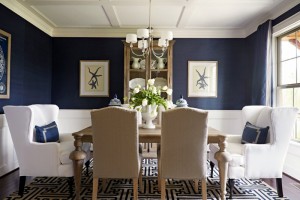Blue Dining Room