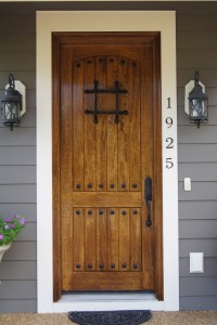 Wood Door Midlothian Hallsley New Homes