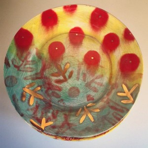 Happy Clay Dish Plates