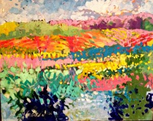 Kowler, Judith Roadside Duo oil on canvas 24 x 36 $950 Image 7175.JPG