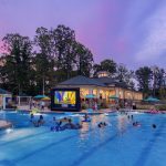 Hallsley Pool At Night