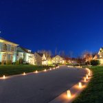Hallsley Street and Homes at night