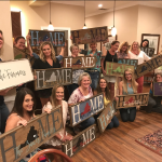 Hallsley Porch Sign Night