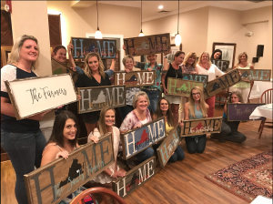 Hallsley Porch Sign Night